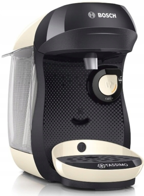 Ekspres Bosch Tassimo Happy TAS1007, 1300W, Kremowy, 0.7L, Kapsułkowy