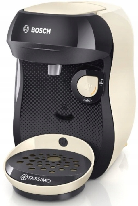 Ekspres Bosch Tassimo Happy TAS1007, 1300W, Kremowy, 0.7L, Kapsułkowy