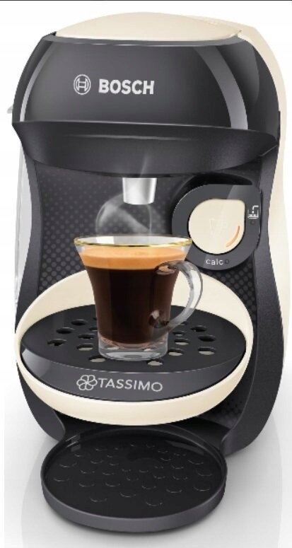 Ekspres Bosch Tassimo Happy TAS1007, 1300W, Kremowy, 0.7L, Kapsułkowy
