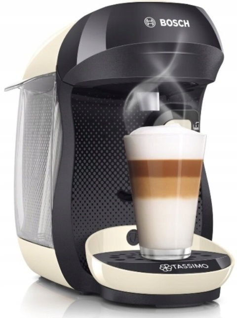 Ekspres Bosch Tassimo Happy TAS1007, 1300W, Kremowy, 0.7L, Kapsułkowy