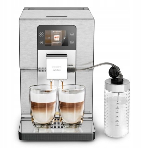 Ekspres automatyczny KRUPS Intuition Experience+ 15 bar, stalowy design