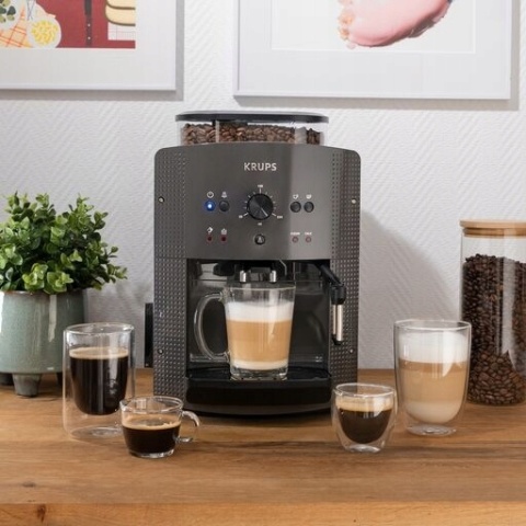 Ekspres ciśnieniowy Krups EA810B70 15 Bar - automatyczny, compact czarny