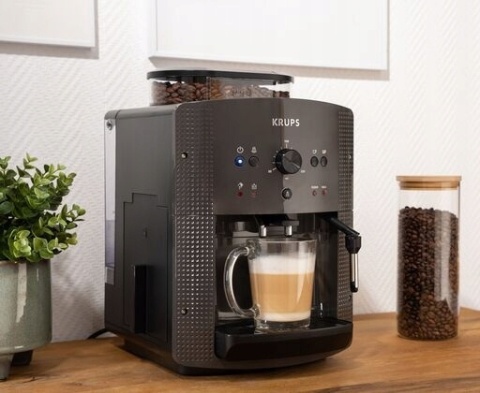 Ekspres ciśnieniowy Krups EA810B70 15 Bar - automatyczny, compact czarny