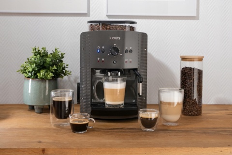Ekspres ciśnieniowy Krups EA810B70 15 Bar - automatyczny, compact czarny