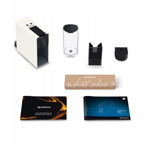 Ekspres kapsułkowy Krups Nespresso Essenza Mini 1200W, 19 bar, biały