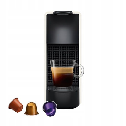 Ekspres kapsułkowy Krups Nespresso Essenza Mini 1200W, 19 bar, biały