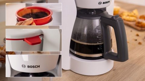 Ekspres przelewowy Bosch MyMoment TKA2M111 1,4L 1200W Biały z blokadą