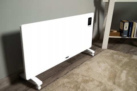 Grzejnik elektryczny Yoer Caliento 2500W, Wi-Fi, Timer, 2w1, 3 tryby