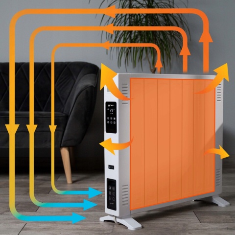 Grzejnik elektryczny Yoer Silento CH01W 2000W z EKO termostatem i pilotem