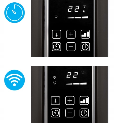 Grzejnik olejowy Yoer Inferno 2500W z WiFi, ECO, TIMER, 10 żeberek