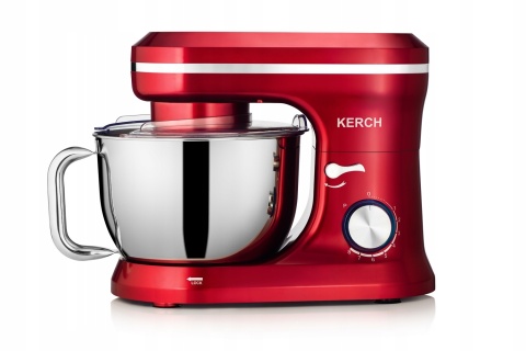Mikser Planetarny KERCH FERRO 2300W 4,5L Czerwony z Akcesoriami