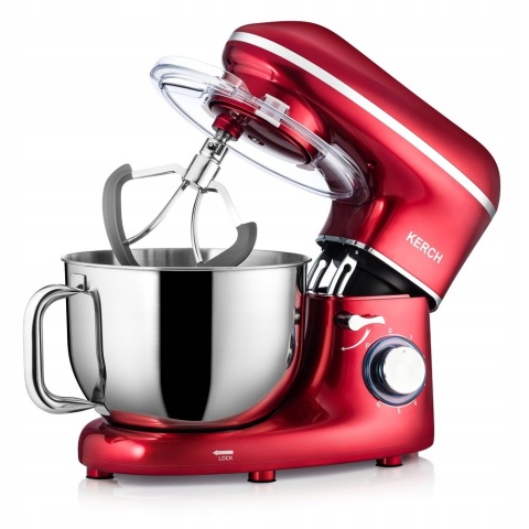 Robot Kuchenny Planetarny Mikser Kerch Mychef Red 6,2L 3000W Akcesoria