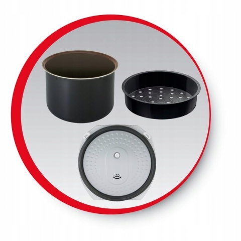 Multicooker Tefal Fuzzy Led RK7051, 9 programów, 5L, z funkcją podgrzewania