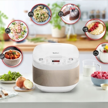 Multicooker Tefal SimplyCook Plus 4L 12w1 Biały 750W - Idealny do gotowania