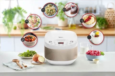 Multicooker Tefal SimplyCook Plus 4L 12w1 Biały 750W - Idealny do gotowania