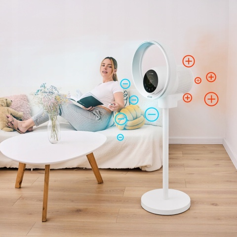 OCZYSZCZACZ POWIETRZA 4W1: UV, HEPA H13, JONIZACJA, WIFI, LAMPKA NOCNA