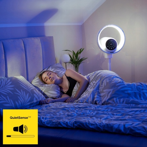 OCZYSZCZACZ POWIETRZA 4W1: UV, HEPA H13, JONIZACJA, WIFI, LAMPKA NOCNA