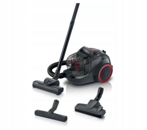 ODKURZACZ BEZWORKOWY BOSCH PROPOWER 750W TURBOSZCZOTKA HEPA DO PARKIETÓW