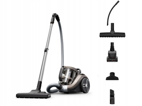 ODKURZACZ BEZWORKOWY TEFAL COMPACT XXL 900W CYKLONOWY 2,5L Z TURBOSZCZOTKĄ