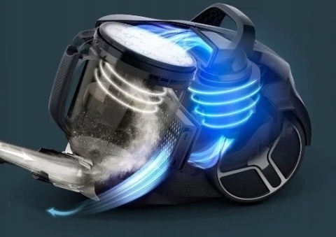 ODKURZACZ BEZWORKOWY TEFAL COMPACT XXL 900W CYKLONOWY 2,5L Z TURBOSZCZOTKĄ