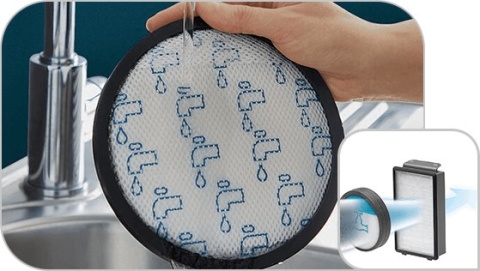ODKURZACZ BEZWORKOWY TEFAL TW4B25 750W, 2,5L, CYKLON+HEPA, COMPACT XXL