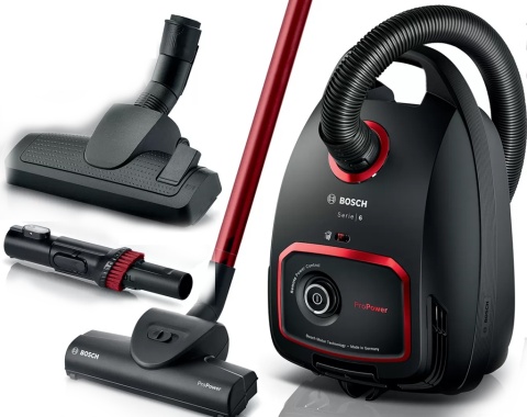 ODKURZACZ BOSCH PROPOWER BGL6POW2, TURBOSZCZOTKA, HEPA, ZDALNE STEROWANIE