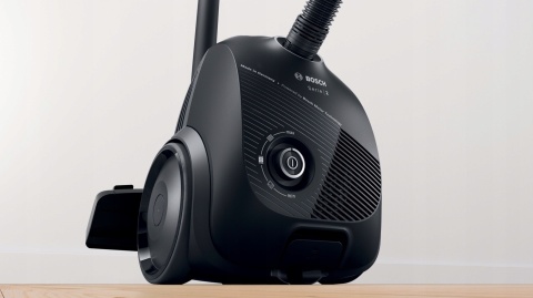 Odkurzacz Workowy Bosch 600W Hepa Czarny 8M Teleskopowa Rura Auto Zwijanie