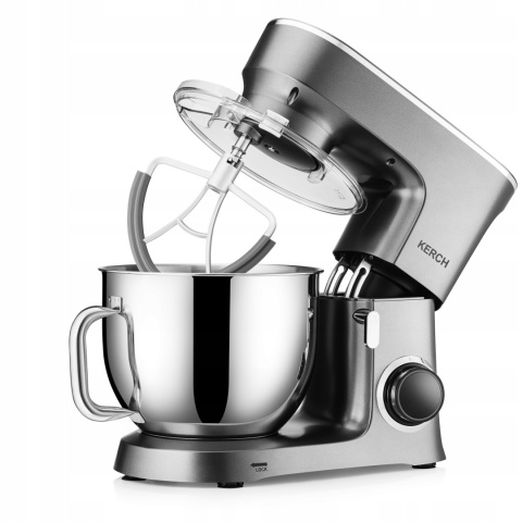 Robot Planetarny Kerch Baker 7L 3000W - Mikser z Akcesoriami Srebrny