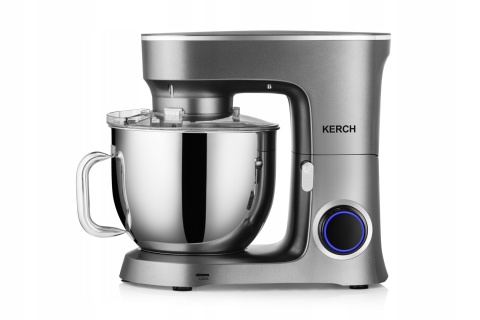 Robot Planetarny Kerch Baker 7L 3000W - Mikser z Akcesoriami Srebrny