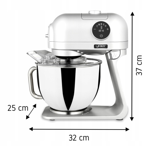Robot Planetarny Yoer Astralo KM03S 2200W, misa 5.5L, 39 akcesoriów
