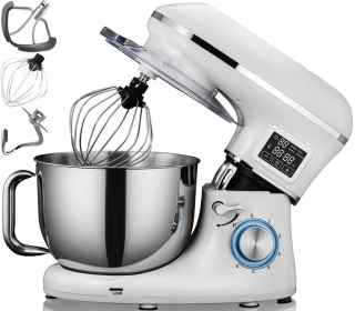Robot planetarny KERCH MyCHEF HOT 3000W z podgrzewaną misą 6,2L bíły
