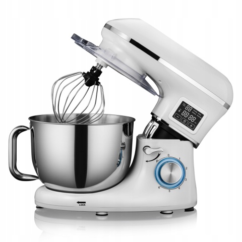 Robot planetarny KERCH MyCHEF HOT 3000W z podgrzewaną misą 6,2L bíły