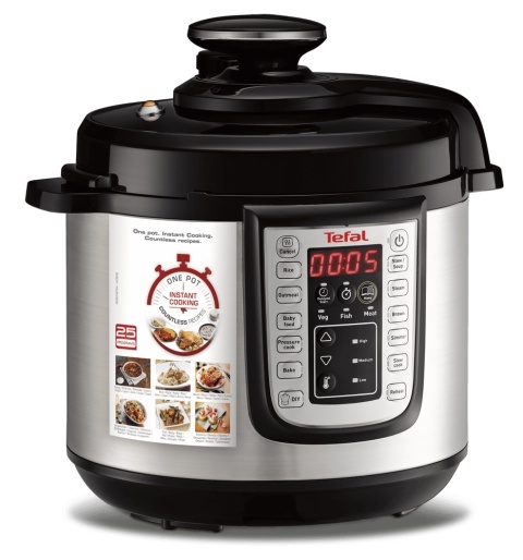 Multicooker Tefal Szybkowar Core Range Cy505e 25 Programów 6L Pojemności