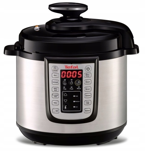 Multicooker Tefal Szybkowar Core Range Cy505e 25 Programów 6L Pojemności