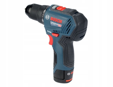 Akumulatorowa wkrętarka Bosch GSR 12V-30 z 2 akumulatorami 2,0Ah i walizką