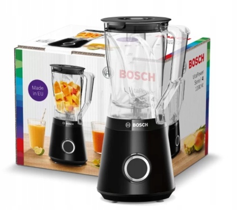 Blender Bosch MMB6141B 1200W z kielichem Tritan, stalowe ostrza ProEdge
