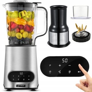 Blender kielichowy 2w1 Yoer 2200W z sokowirówką i 10 prędkościami