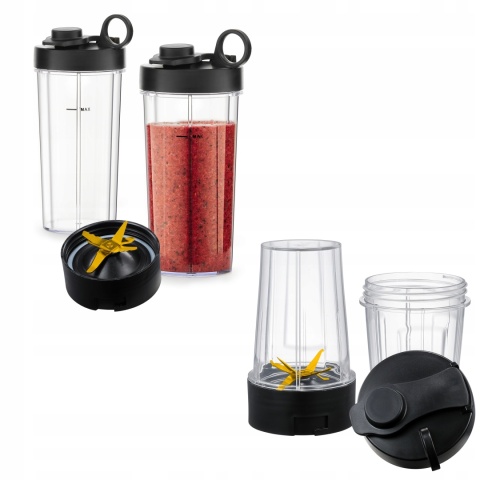 Blender kielichowy 2w1 Yoer 2200W z sokowirówką i 10 prędkościami