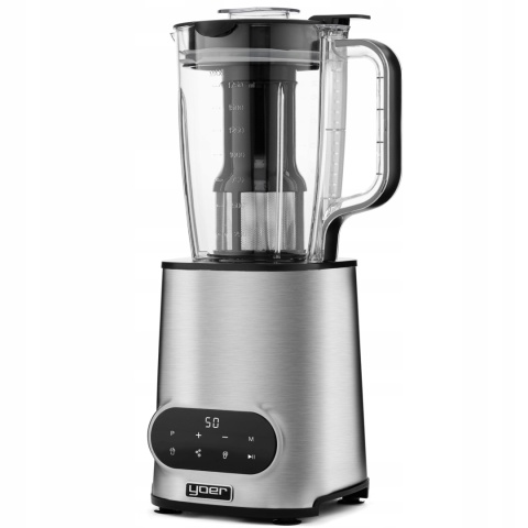 Blender kielichowy 2w1 Yoer 2200W z sokowirówką i 10 prędkościami