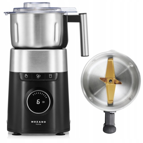 Blender kielichowy Mozano One Smooth 2700W, 2.2L, 2 bidony, młynek