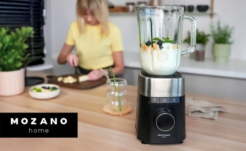 Blender kielichowy Mozano One Smooth 2700W, 2.2L, 2 bidony, młynek