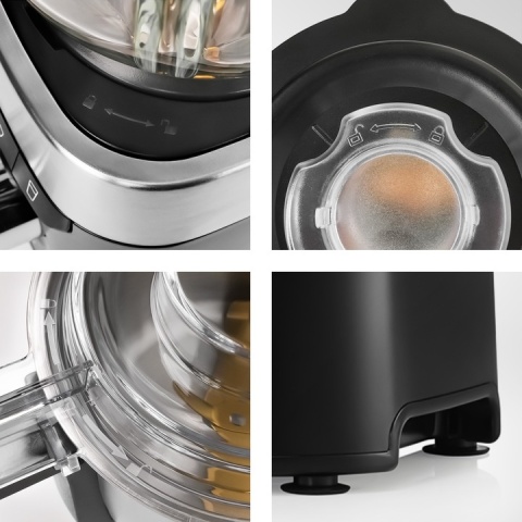 Blender kielichowy Mozano One Smooth 2700W, 2.2L, 2 bidony, młynek