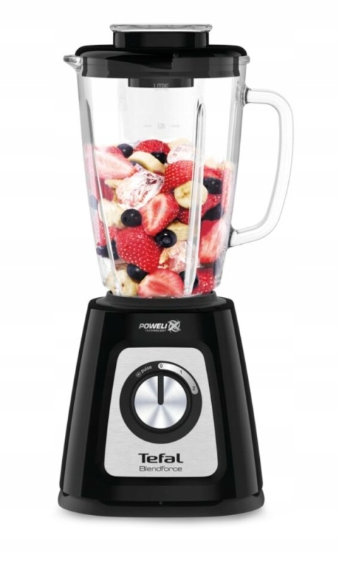 Blender kielichowy Tefal BlendForce 2 - 800W, szklany, 6 ostrzy, Pulse
