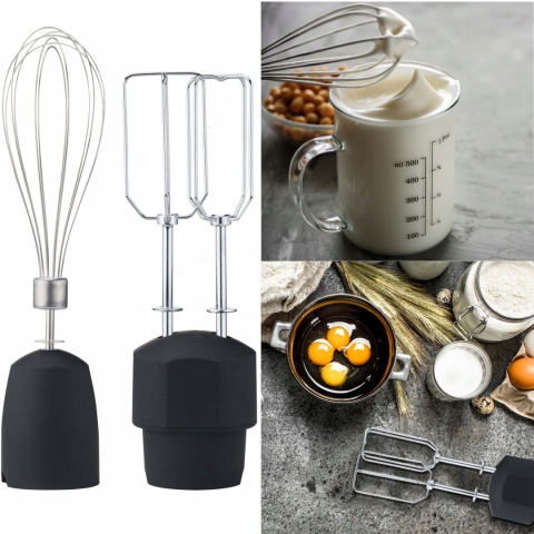Blender ręczny Yoer 8w1 1500W z tytanowymi ostrzami i 14 akcesoriami