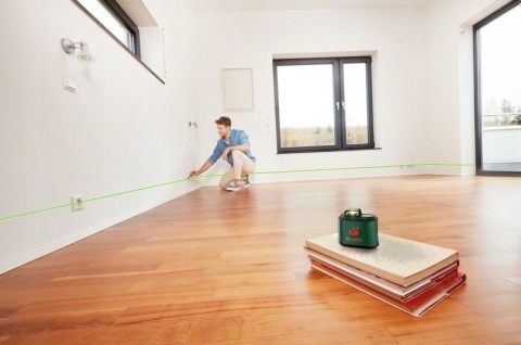 Laser krzyżowy Bosch UniversalLevel 360, zielony, zasięg 24 m