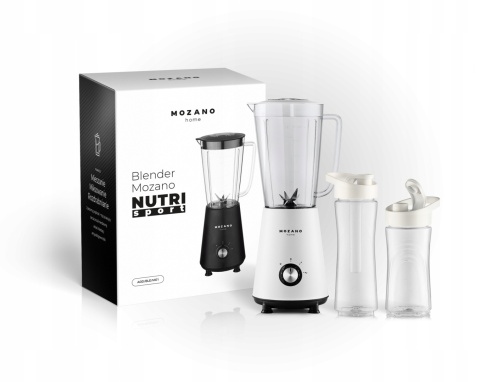 Mocny Blender Kielichowy 2 Bidony Tritan 450W 3w1 z Trybem PULSE