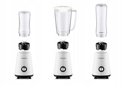Mocny Blender Kielichowy 2 Bidony Tritan 450W 3w1 z Trybem PULSE