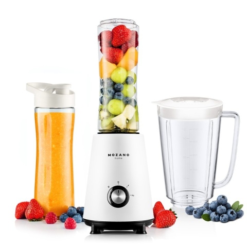 Mocny Blender Kielichowy 2 Bidony Tritan 450W 3w1 z Trybem PULSE