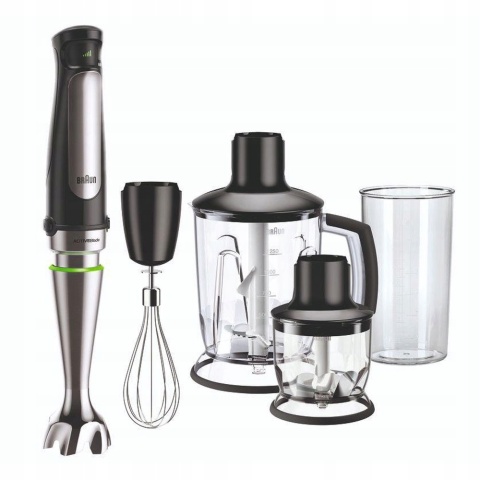 Mocny blender ręczny Braun MQ 70045, 1000W, z końcówką i miarką