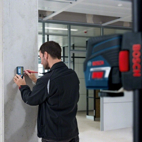 Odbiornik Laserowy Bosch Lr7 8Cm Ledowy Z Magnesowym Mocowaniem + Pokrowiec
